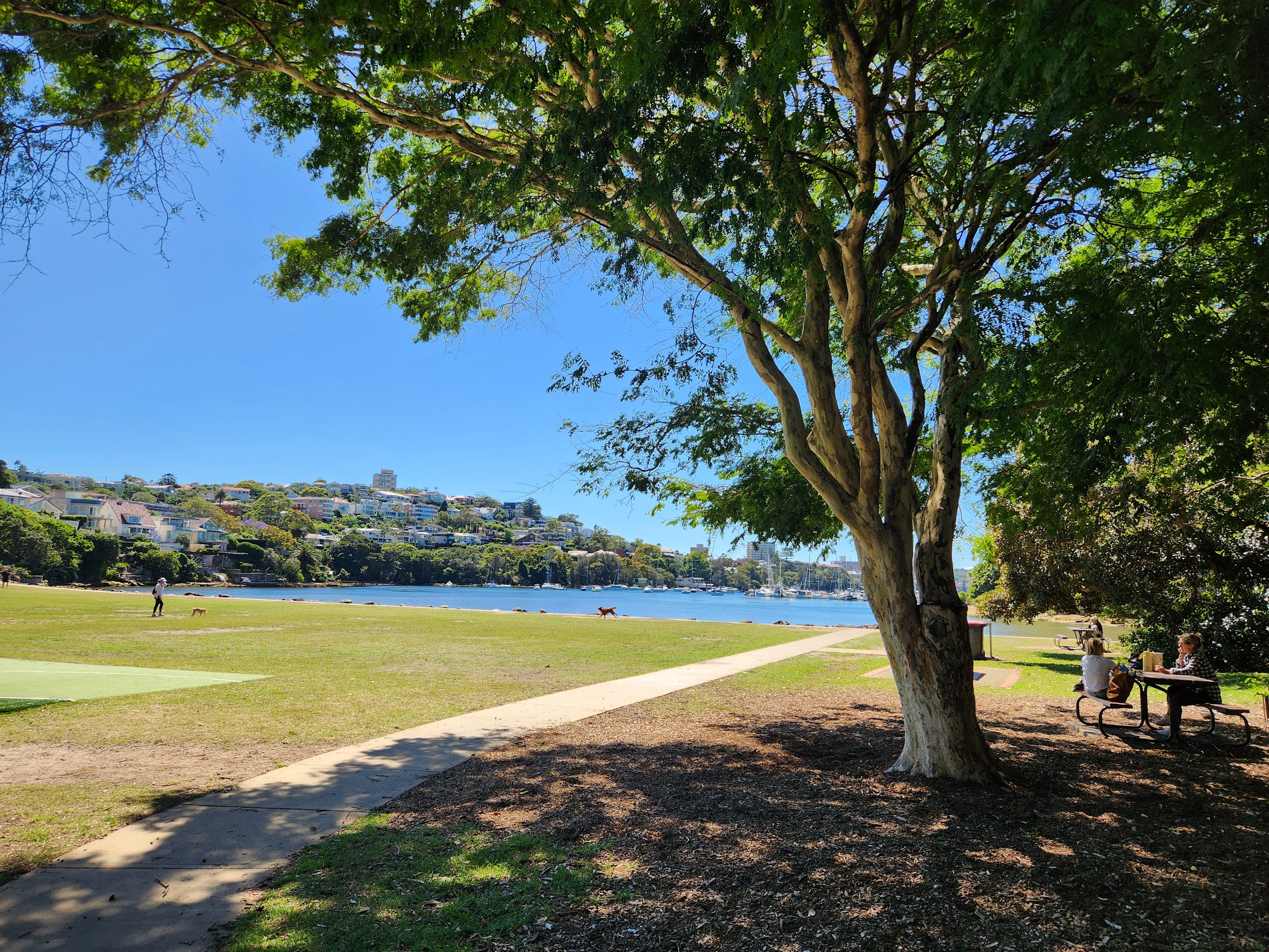 Clontarf Reserve on Sydney Harbour, near Clontarf House respite accommodation