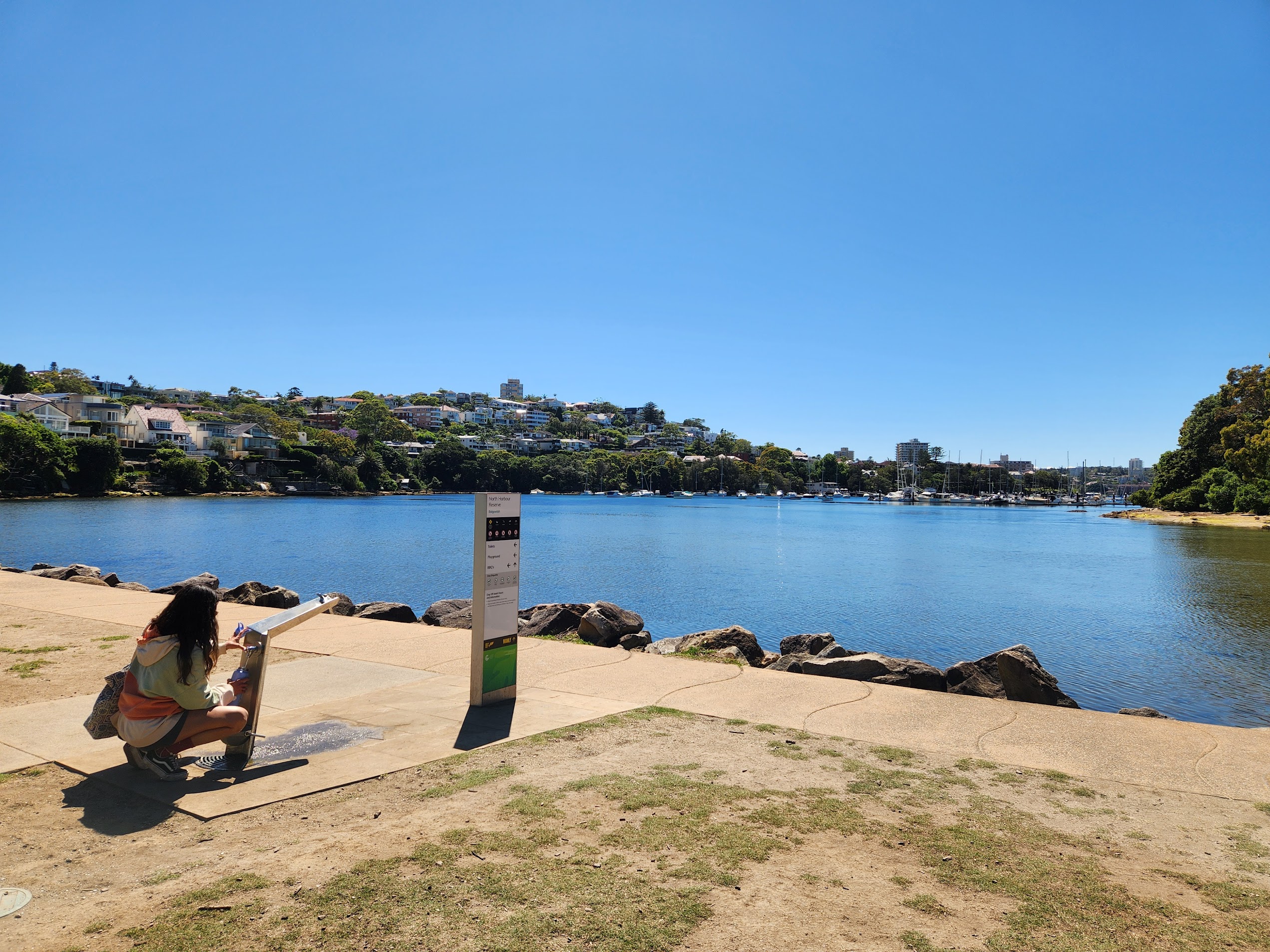Clontarf waterfront and Castle Rock Beach on Sydney Harbour